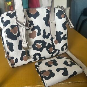 Fossil
Leopard Print Women's Bag Set